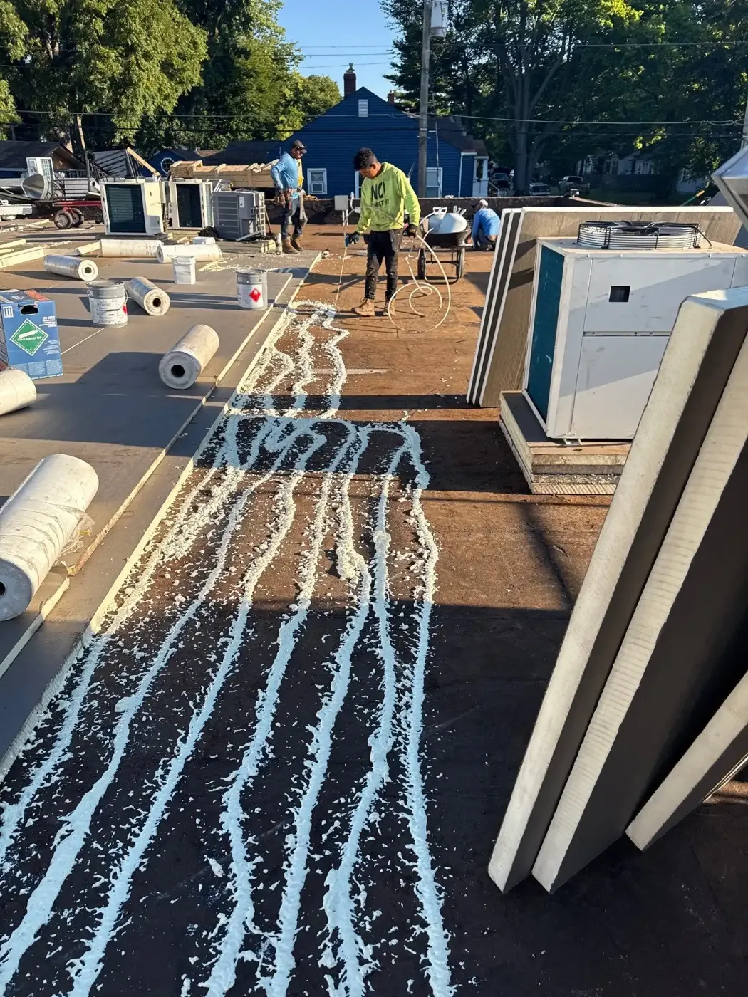 Manufacturer-certified roof installation in Huntington
